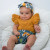 Blue Daisy Bamboo Headband | Emerson and Friends