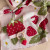 Strawberry Bunny Blanket | Organic Cotton | The Blueberry Hill