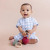 Cotton Crochet Rattle Teether | Beet | The Blueberry Hill