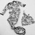 Floral Bamboo Knotted Bamboo Newborn Gown + Hat Set | Peregrine Kidswear