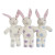Bunnies with Pastel Spots | Set of 3 | Melange Collection