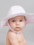 Pink Stripe UPF 25+ Seersucker Sunhat for Babies & Toddlers | Huggalugs