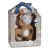 Monkey | Organic Natural Rubber Rattle, Teether & Bath Toy | Tikiri Toys