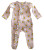 Daisy Pop Taffy | Organic Frill Zip Footie | Siix Collection