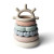 Introduce your little one to a world of fun and learning with the Ali + Oli Soft Silicone Stacking Ring Tower.