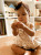  Crinkle Bunny Ears Wooden Ring Teething Toy for Baby | Beige | Ali Oli