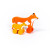 Big & Little  Fox Push Toy | Jack Rabbit Creations