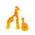 Big & Little  Giraffe Push Toy | Jack Rabbit Creations