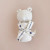 ntroducing The Blueberry Hill Bear Lovey in a serene cream hue, the perfect companion for your little one.