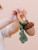 Cotton Crochet Rattle Teether | Acorn with Leaf | The Blueberry Hill