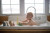 Giraffe Organic Natural Rubber Rattle, Teether & Bath Toy | Tikiri Toys