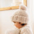Crafted with care, this cream beanie is an essential accessory for cooler days. Whether you're searching for a cute everyday hat or a special gift.
