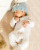 hi. Surf Blue Hand Knit Beanie Hat | Huggalugs