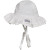 UPF 50+ Double Ruffle Hat | Vanilla Stripe Seersucker | Flap Happy