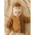  Pecan Garter Stitch Cardigan Sweater for Babies and Toddlers | Huggalugs