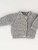  Ice Grey Garter Stitch Cardigan Sweater for Babies and Toddlers  | Huggalugs