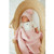 Blush Pink Garter Stitch Knit Bonnet for Babies and Toddlers | Huggalugs