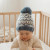  Fairisle Slate Beanie Hat | Huggalugs
