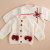  Present Sweater, Cream/Red | The Blueberry Hill