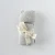 Organic Cotton Bear Lovey - Light Grey
