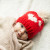 Sweetheart Knit Beanie Hat Red