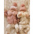 Huggalugs Fur Collar Natural Cardigan Sweater for Baby & Toddler