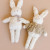 Charlie Bunny Plush Toy | Taupe Bow | The Blueberry Hill