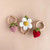  Cotton Crochet Rattle Teether Flower, White | The Blueberry Hill