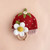  Cotton Crochet Rattle Teether Flower, White | The Blueberry Hill