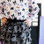 Flocked Bats Halloween Bow Tiered Tutu