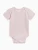 Organic Cotton Short Sleeve Bodysuit in Wisteria | Baby Clothing by Colored Organics