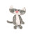 Flat Cat is super soft with a pink nose and big, mischievous eyes.