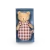 Wrapped snugly in his cozy checked sleep sack, which fastens with easy Velcro, Baby Émile is always ready for storytime, playtime, or a gentle afternoon nap.