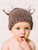 This The Blueberry Hill deer knit hat is a delightful addition to your wardrobe.