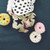 Crocheted Donut Rattle | White | Cheengoo