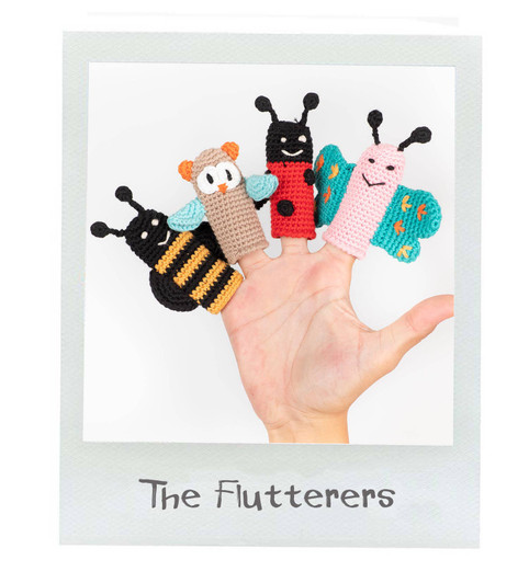 The Flutterers Finger Puppets (Set of 4) | Cuddoll