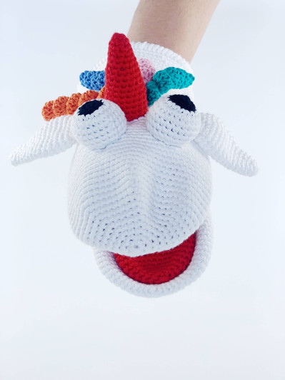 Uma the Unicorn | Hand Puppet  | Cuddoll