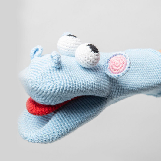  Hugh the Hippo | Hand Puppet | Cuddoll