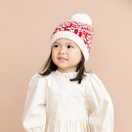 Snowflake Hat | Red | The Blueberry Hill