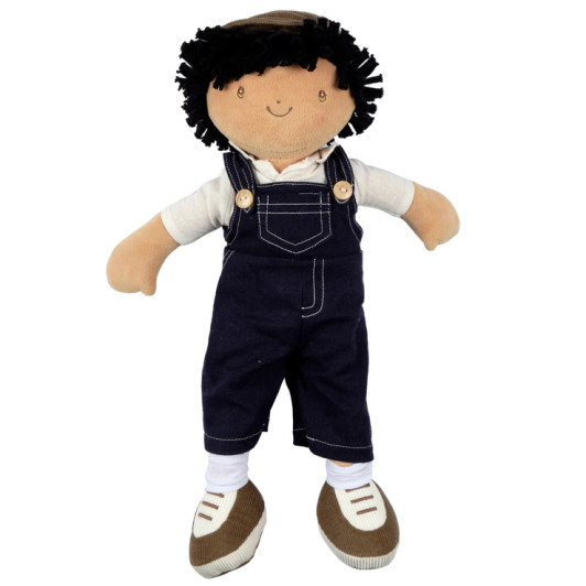 Joe Boy Doll in Dungaree and Cap | Tikiri Toys