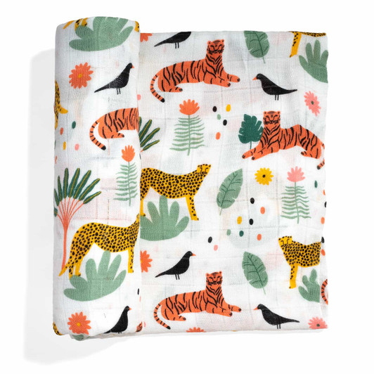 In The Jungle Bamboo Swaddle | Rookie Humans