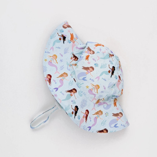 Mermaid Sunhat UPF 50+ Baby & Toddler | Huggalugs