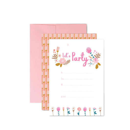 Garden Birthday Party Invitations | Lucy Darling