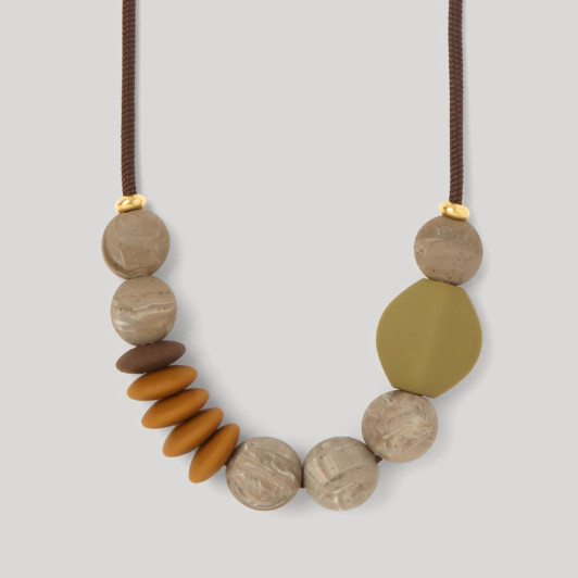 Saddle Signature Teething Necklace | January Moon