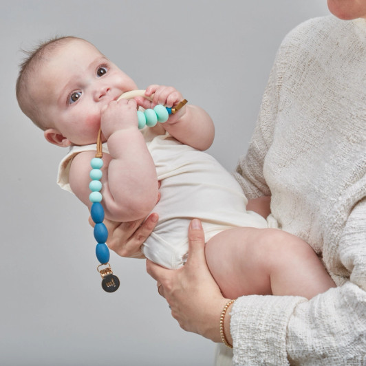 Ocean Arch Teether + Clip Set | January Moon