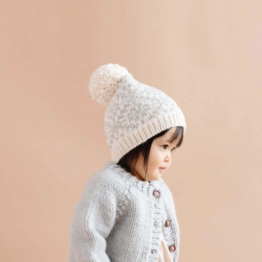 Snowfall Hat | Bowie Grey | The Blueberry Hill