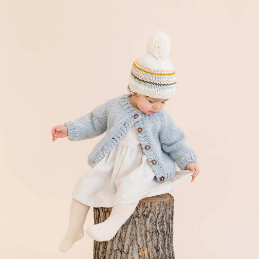 Rainbow Stripe Hat | Pastel | The Blueberry Hill