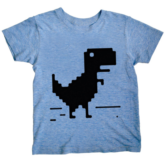 Triblend Tee | Dino | Blue | orangeheat
