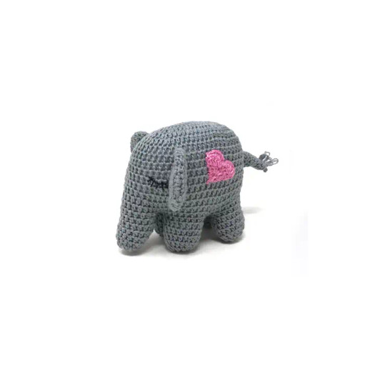 Crochet Elephant | pink | Melange Collection