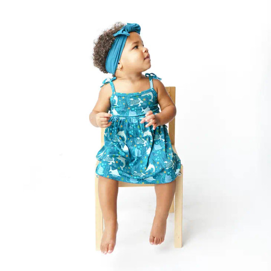 Ocean Friends Viscose Bamboo Twirl Sundress | Emerson and Friends